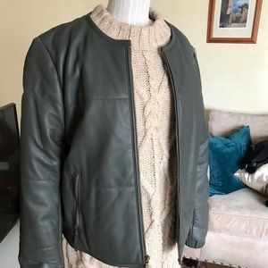 Lou & Gray NWT leather bomber jacket